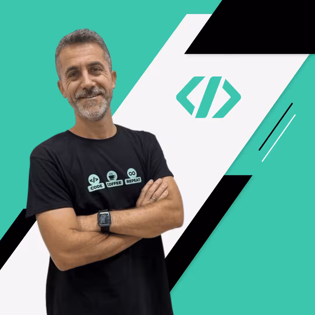 Fotografía de Daniel Grauers, profesor del curso de programación
