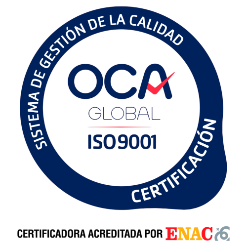 OCA Instituto de Certificación certifica el sistema de gestión de la calidad de CODE SPACE, conforme con la norma UNE-EN ISO 9001:2015