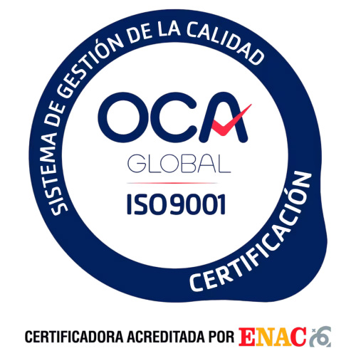 OCA Instituto de Certificación certifica el sistema de gestión de la calidad de CODE SPACE, conforme con la norma UNE-EN ISO 9001:2015